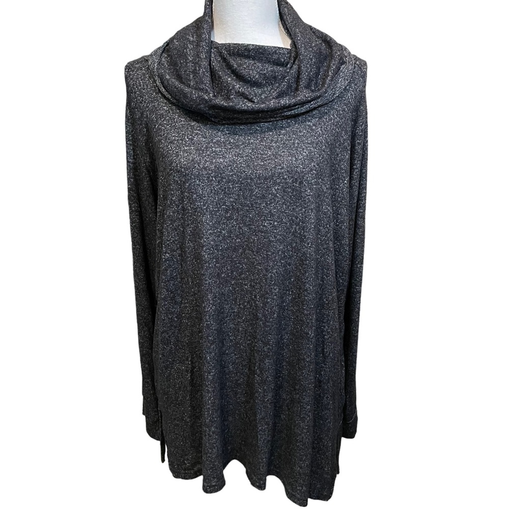 Per Se Lightweight Cowl Neck Sweater.  Size 1X